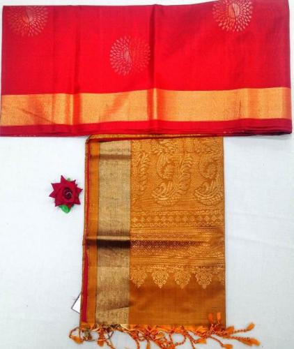 SOFT SILK SAREE WITH BLOUSE